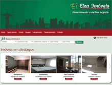 Tablet Screenshot of elzaimoveis.com.br
